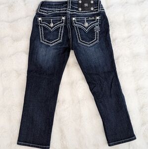 Miss Me Cuffed Capri Womens Size 24